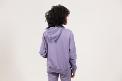 Women's Oversized Purple Hoodie - Image 4