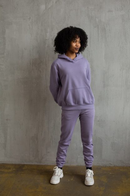 Women's Oversized Purple Hoodie - Image 5